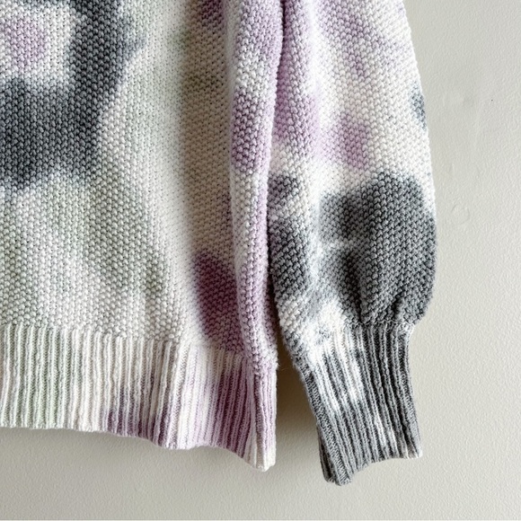 Madewell Lavender and Charcoal Tie-Dye Sweater - Picture 7 of 10